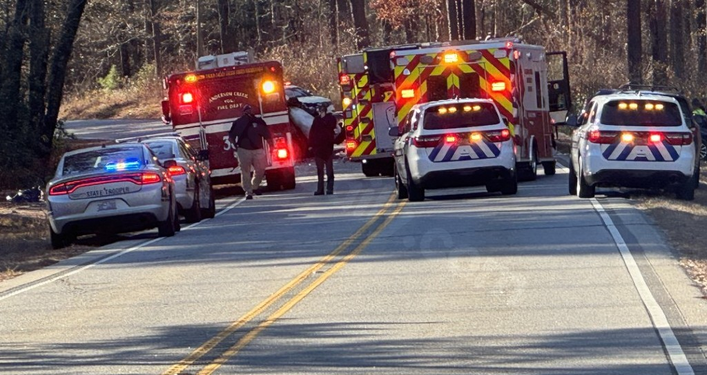 Fatal crash in Harnett County; Nursery Road reopens near Overhills Road, authorities report
