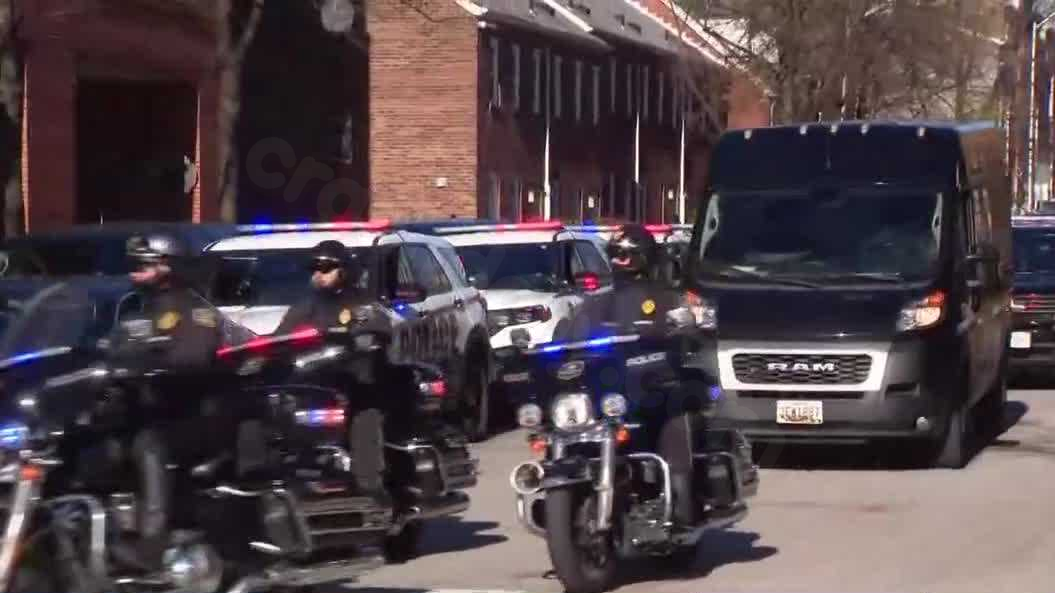 BPD accompanies deceased officer's body to funeral home post deadly accident