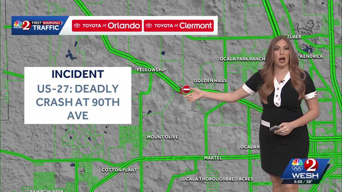 Fatal accident closes section of US-27 in Ocala