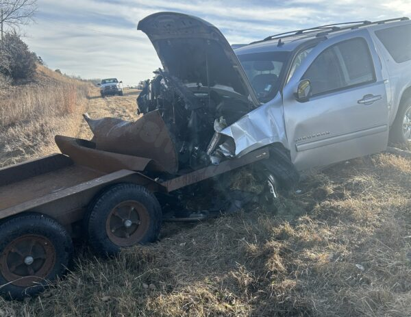 Three people hospitalized after tractor and SUV collide in northeastern Nebraska