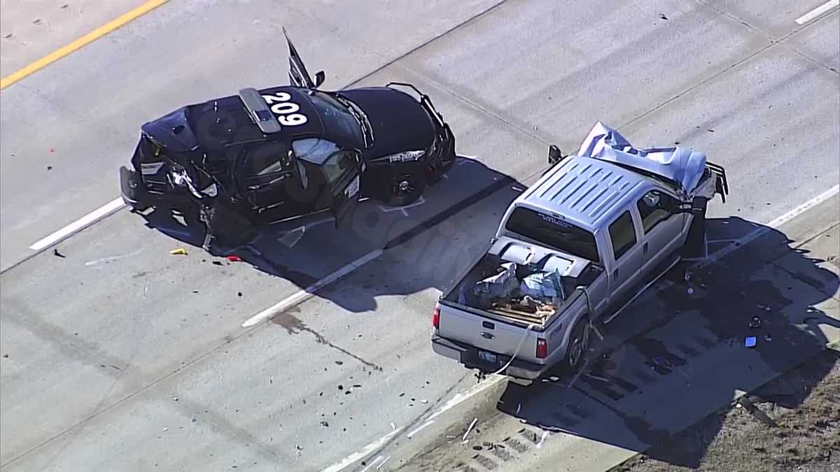 Trooper injured in vehicle by driver on I-40 in OKC