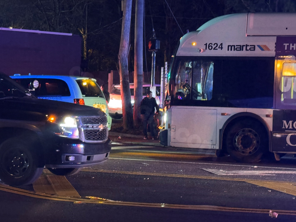 Crash involving MARTA bus in DeKalb County results in one death and multiple injuries.