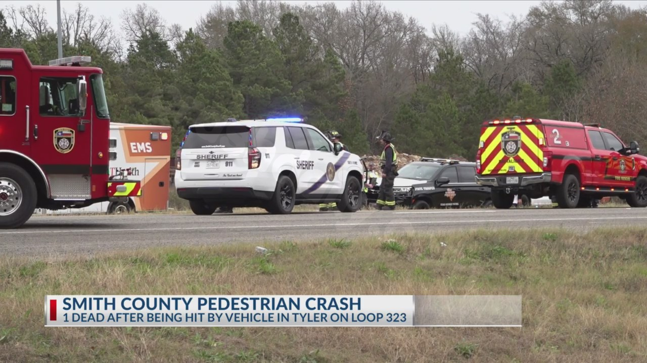 Fatal pedestrian crash on Loop 323 in Tyler