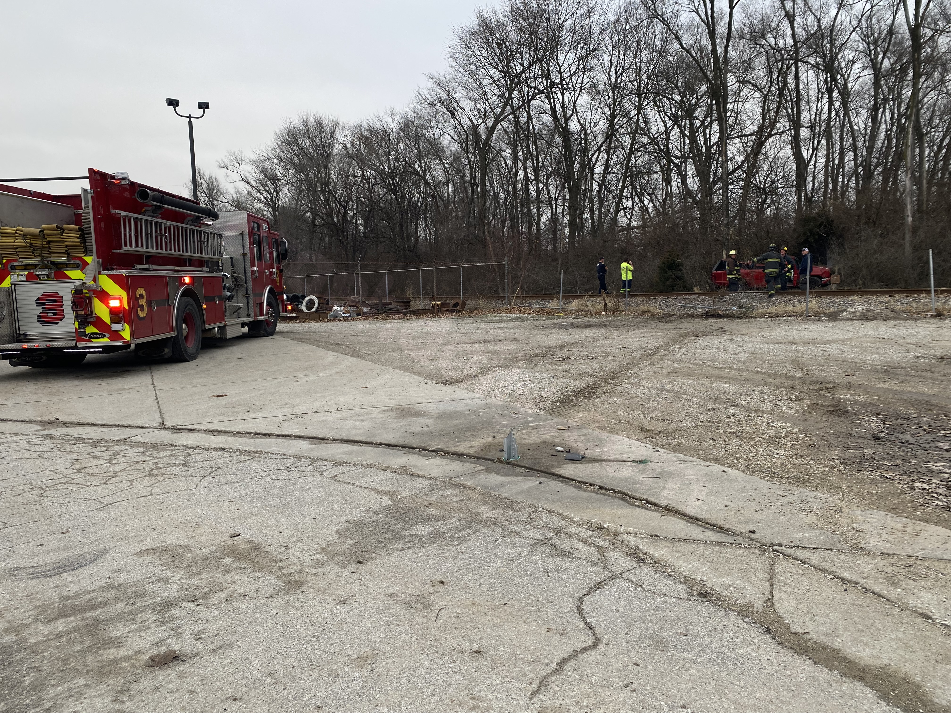 Three individuals hurt in truck crash with tree