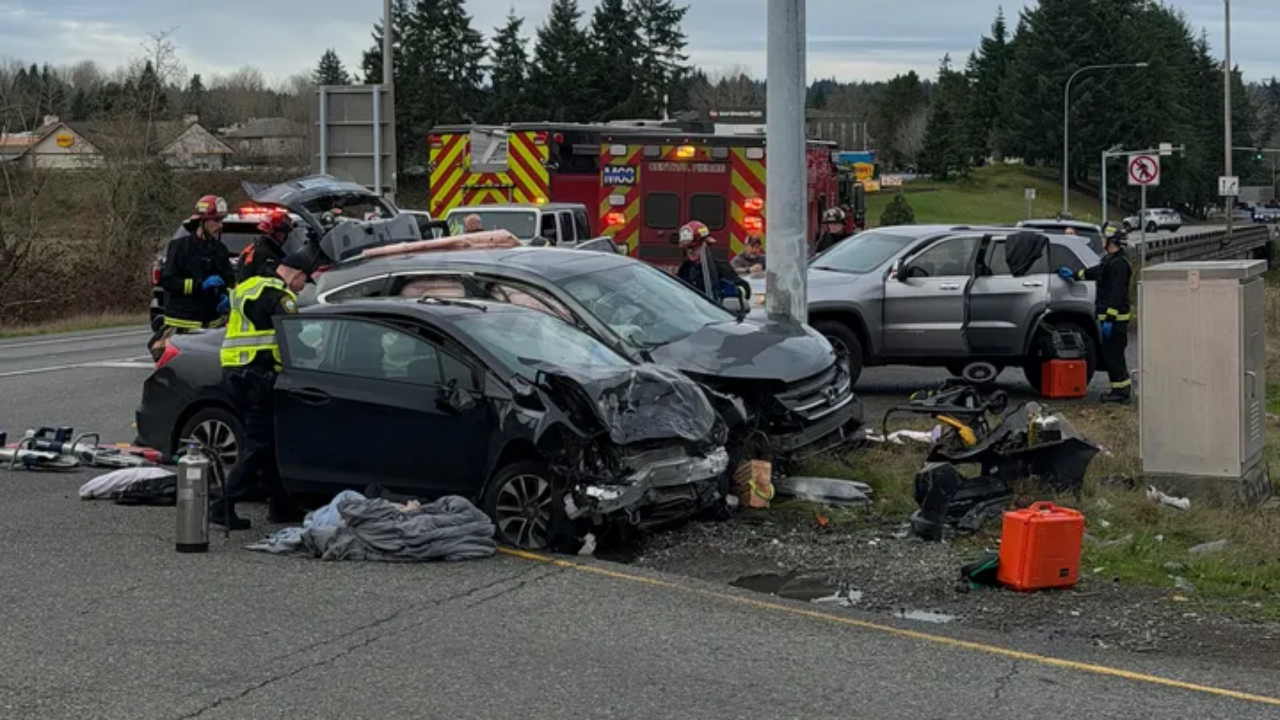 Man accused of causing accident in Puyallup, WA that harmed family of four
