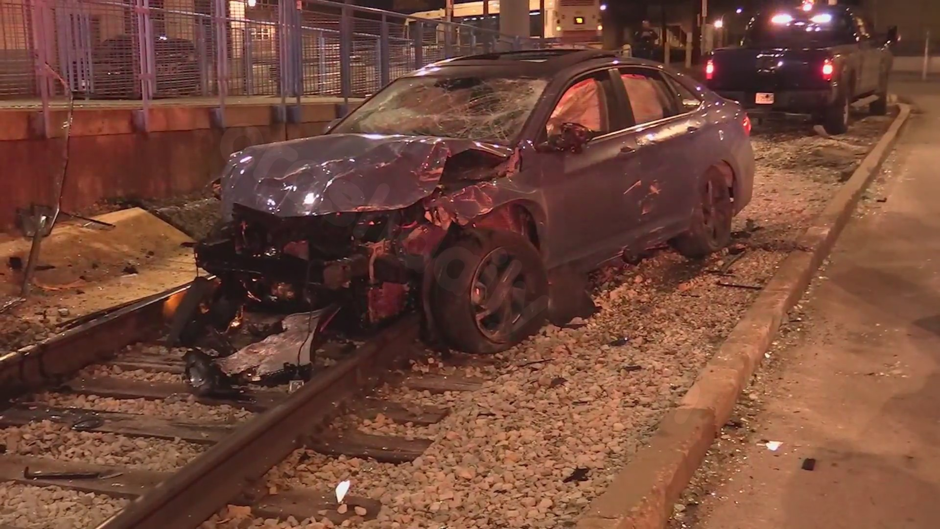 Woman hurt in collision with South Shore structure