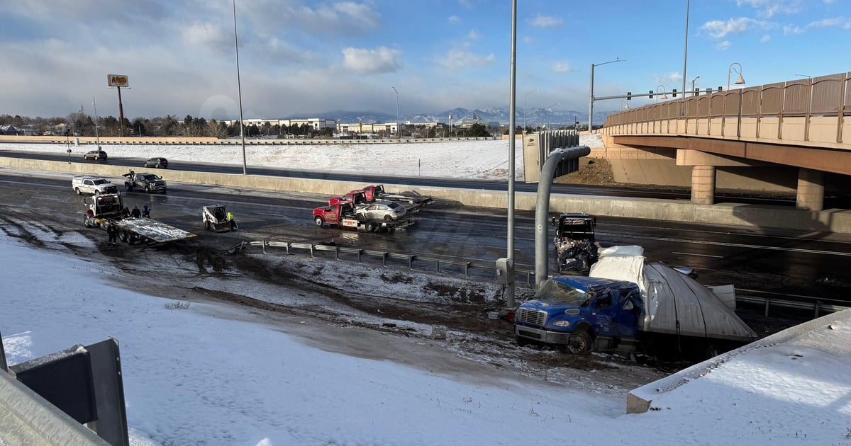 I-25 N closed in North Denver due to crash, several injured