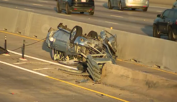 Individual revived after rollover accident on US 75 in Richardson
