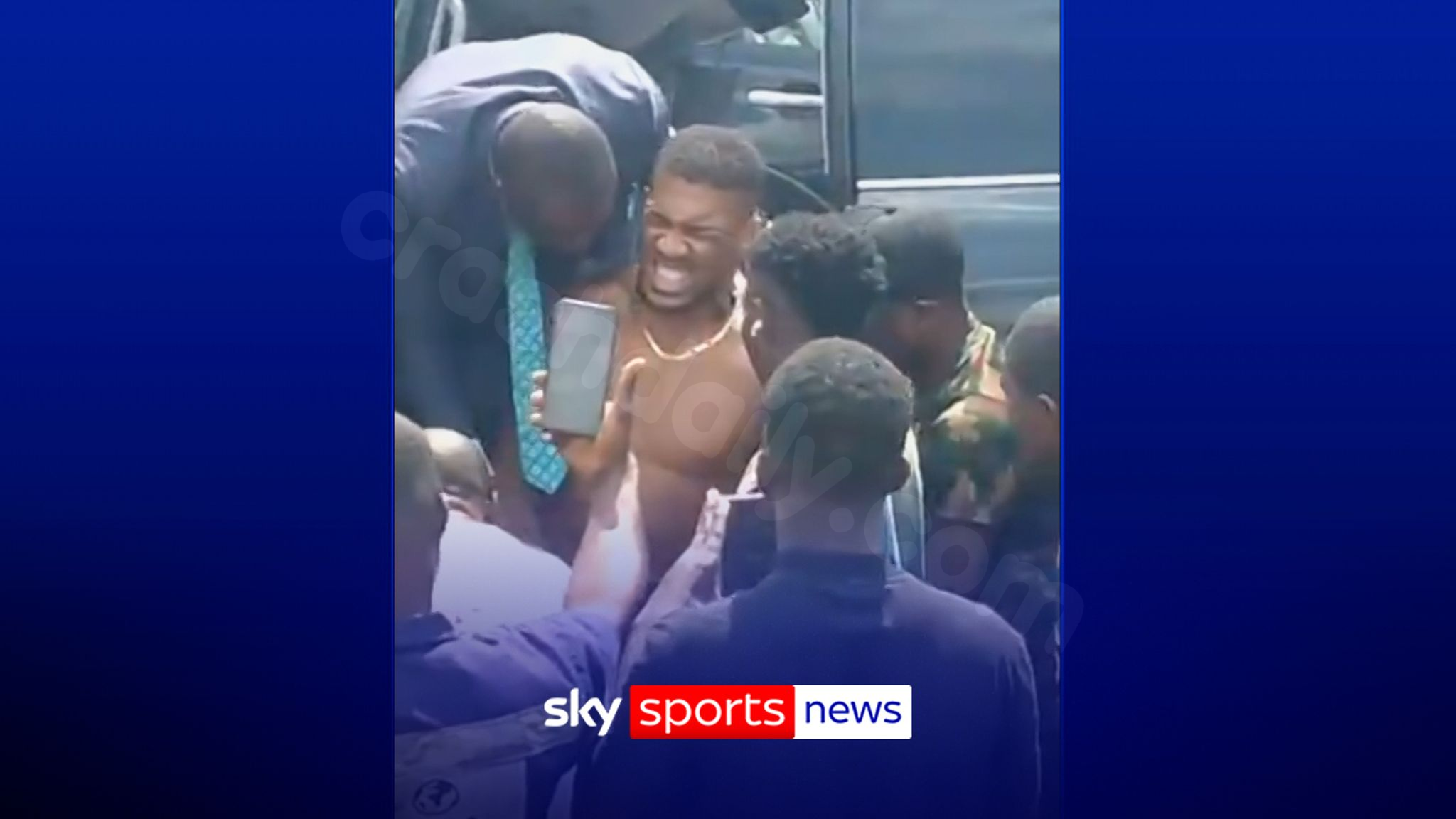 Assistance provided to Anthony Joshua after deadly car accident in Nigeria