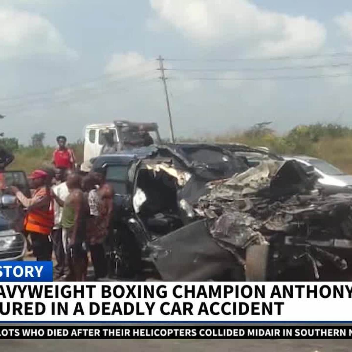 Boxer Anthony Joshua injured in Nigeria car crash with 2 fatalities