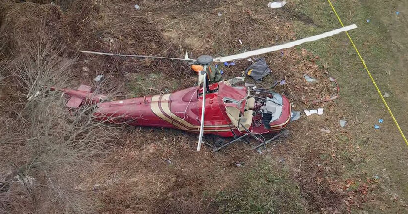 Fatal helicopter crash in Hammonton, NJ