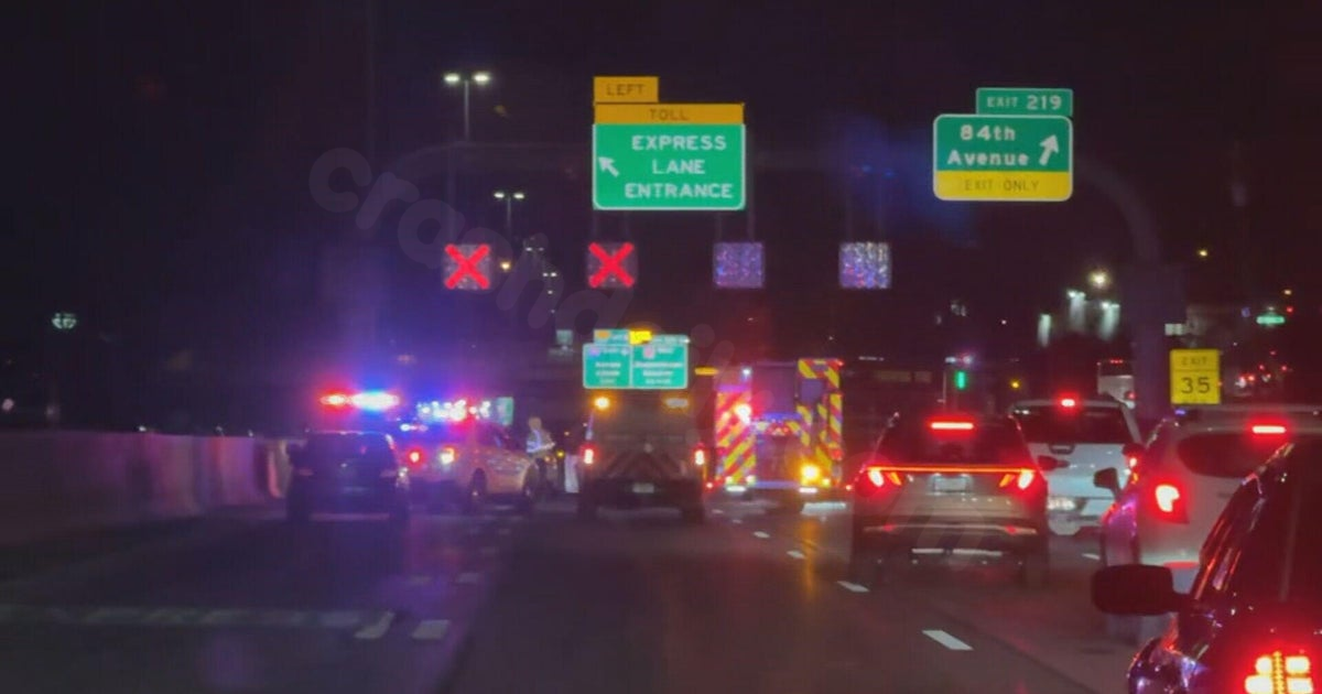 I-25 closure in northern Denver due to crash