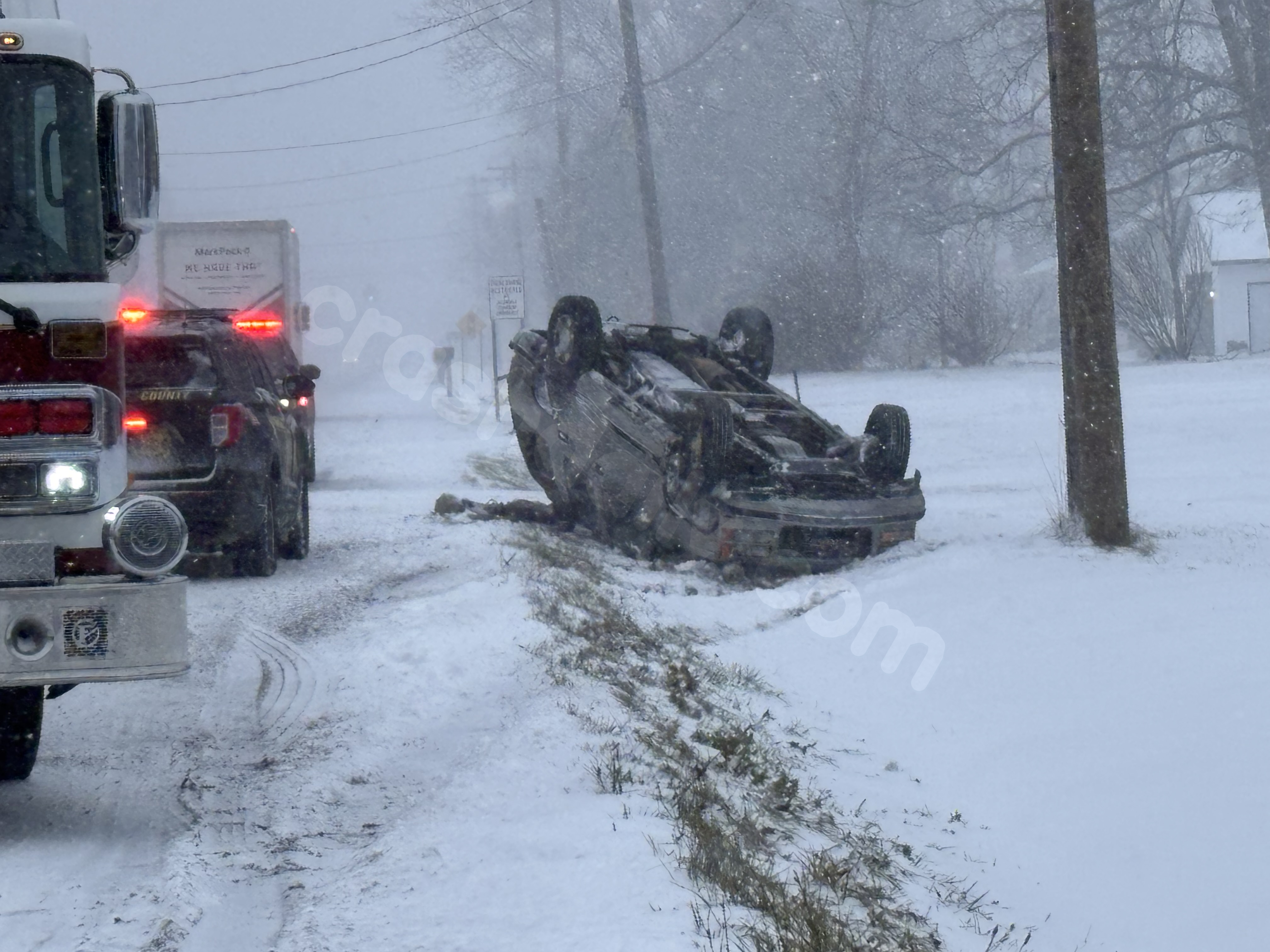 Traffic in West Michigan delayed due to snow and wind.