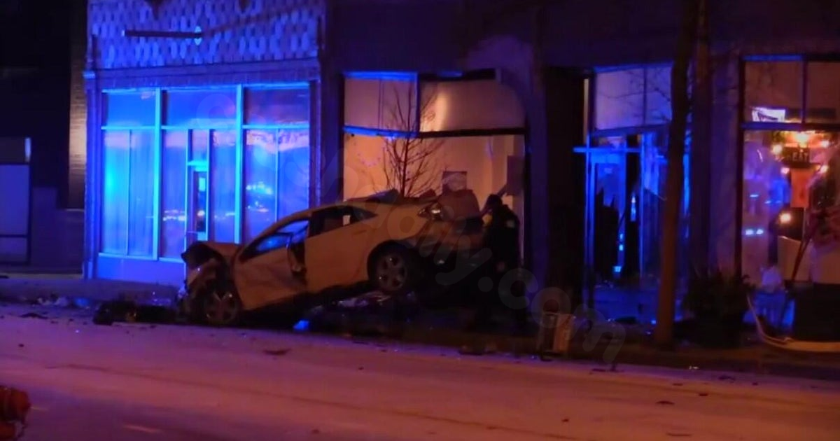 Car collides with Beverly Phono Mart on New Year's Day