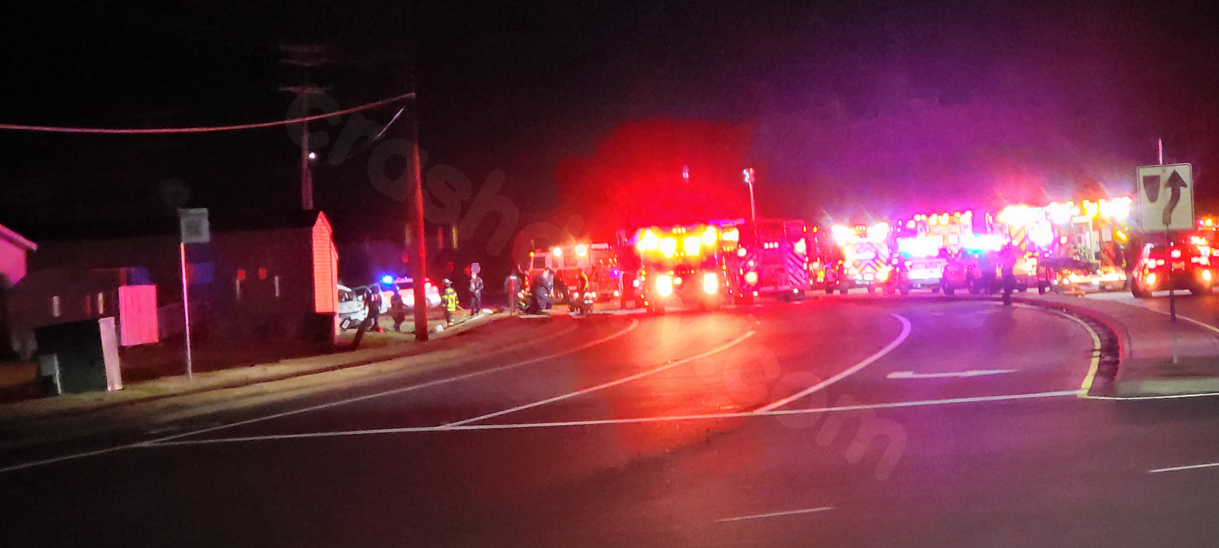 Fatal multi-vehicle crash in Hampton by police