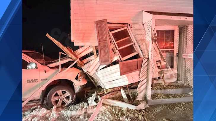 Vehicle collides with residence in Washington County | Images reveal significant destruction