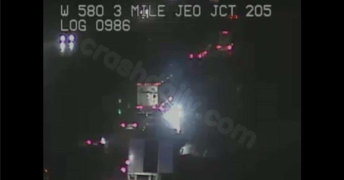 Truck driver killed in Interstate 580 collision near Tracy, according to CHP