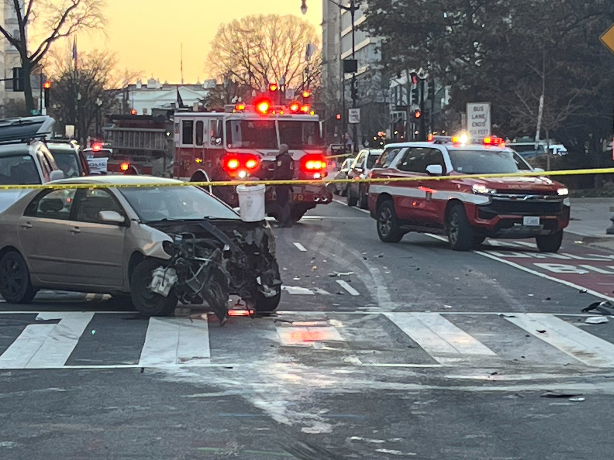 Pedestrian dies in multiple vehicle collision in Northwest DC