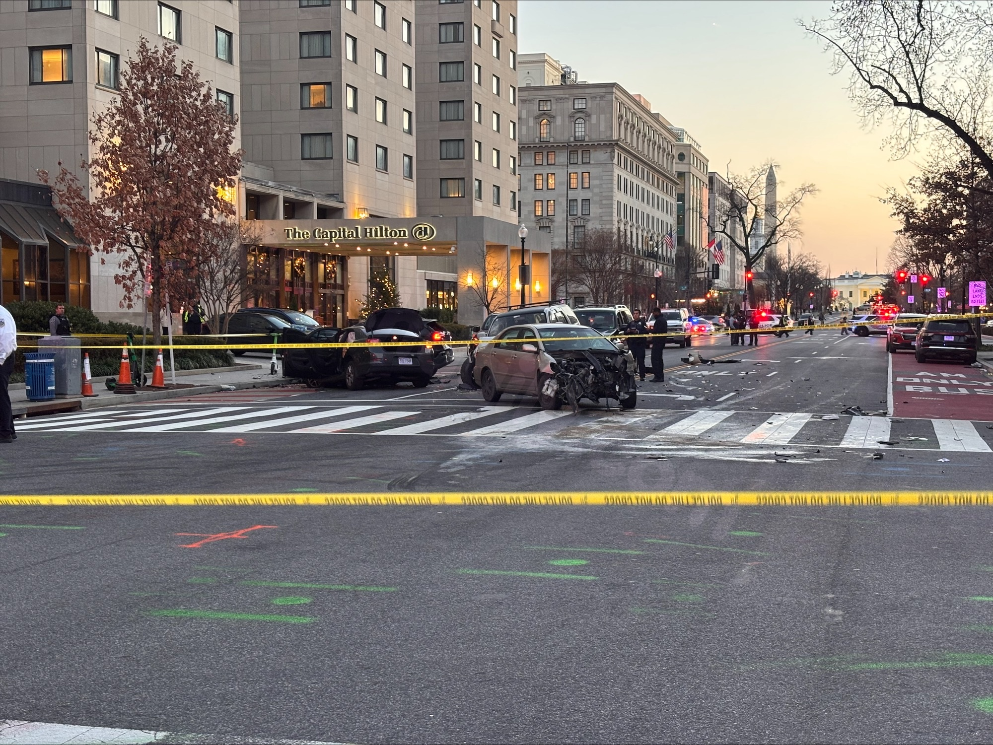 Fatal multi-car collision in Washington D.C.