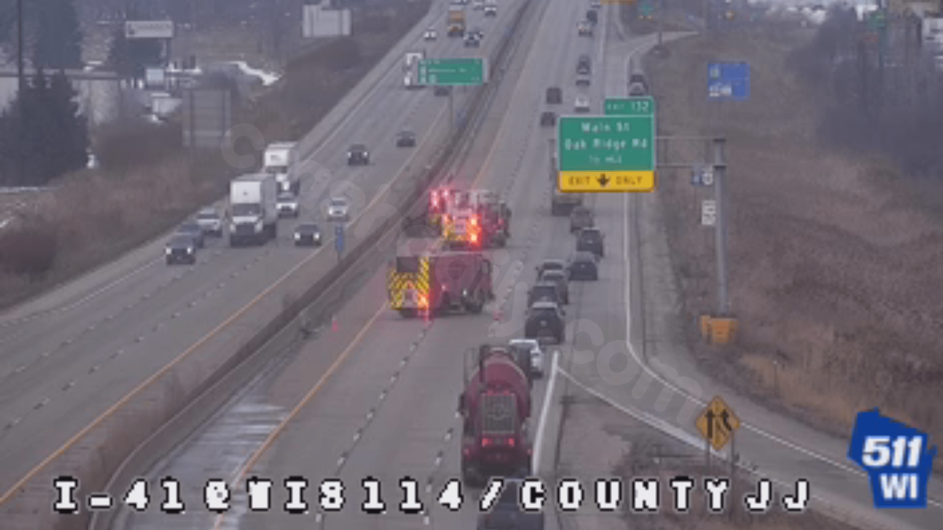 I-41 crash near Neenah cleared