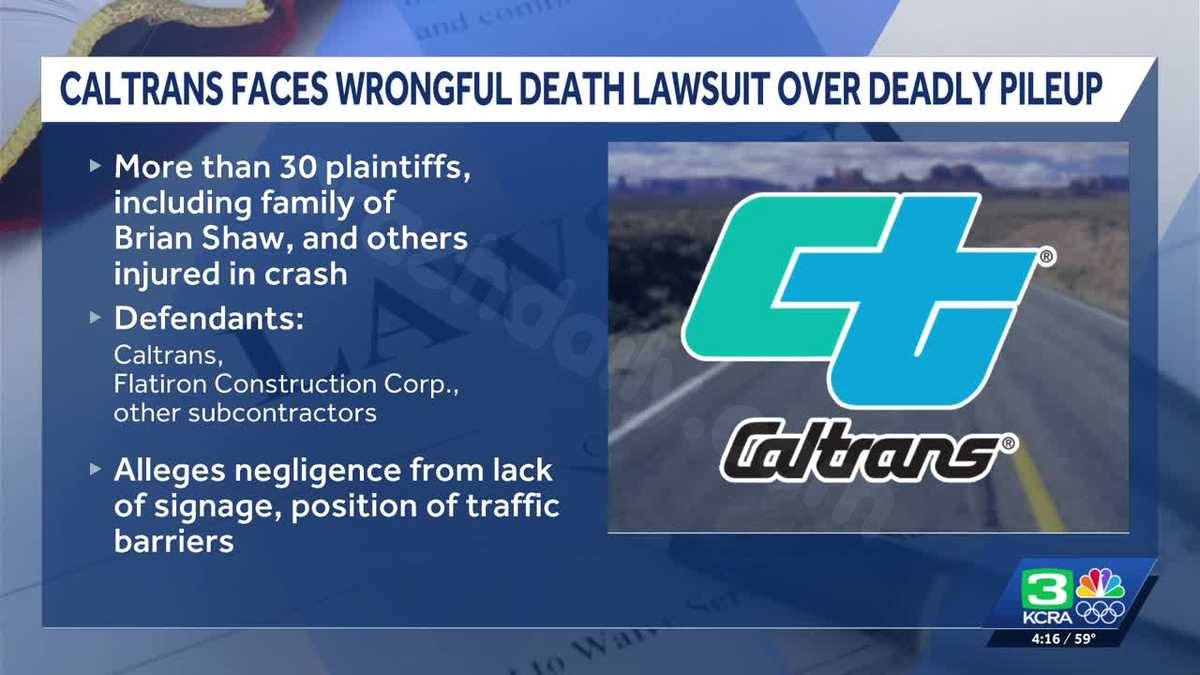 Lawsuit filed against Caltrans over fatal Highway 50 collision