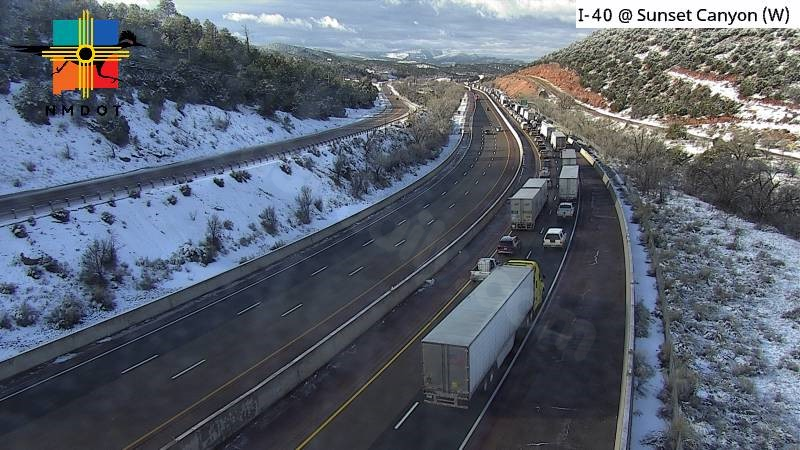 Zuzax crash shuts down westbound Interstate 40