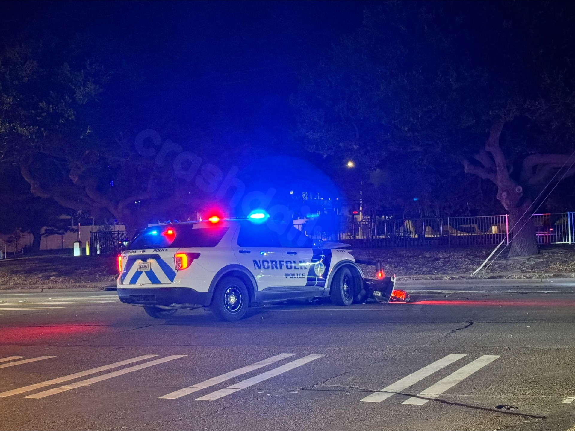 Investigation underway for two-car collision involving police vehicle