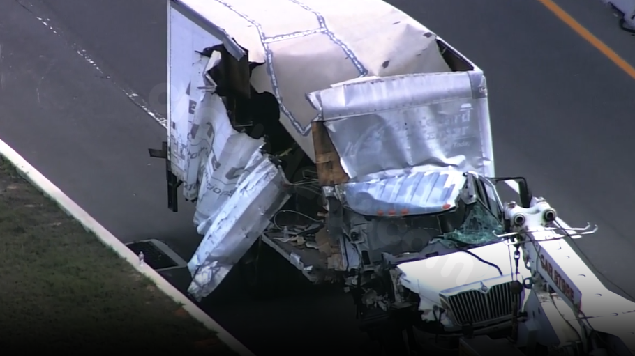 Semi-truck involved in multi-vehicle accident in Lake County