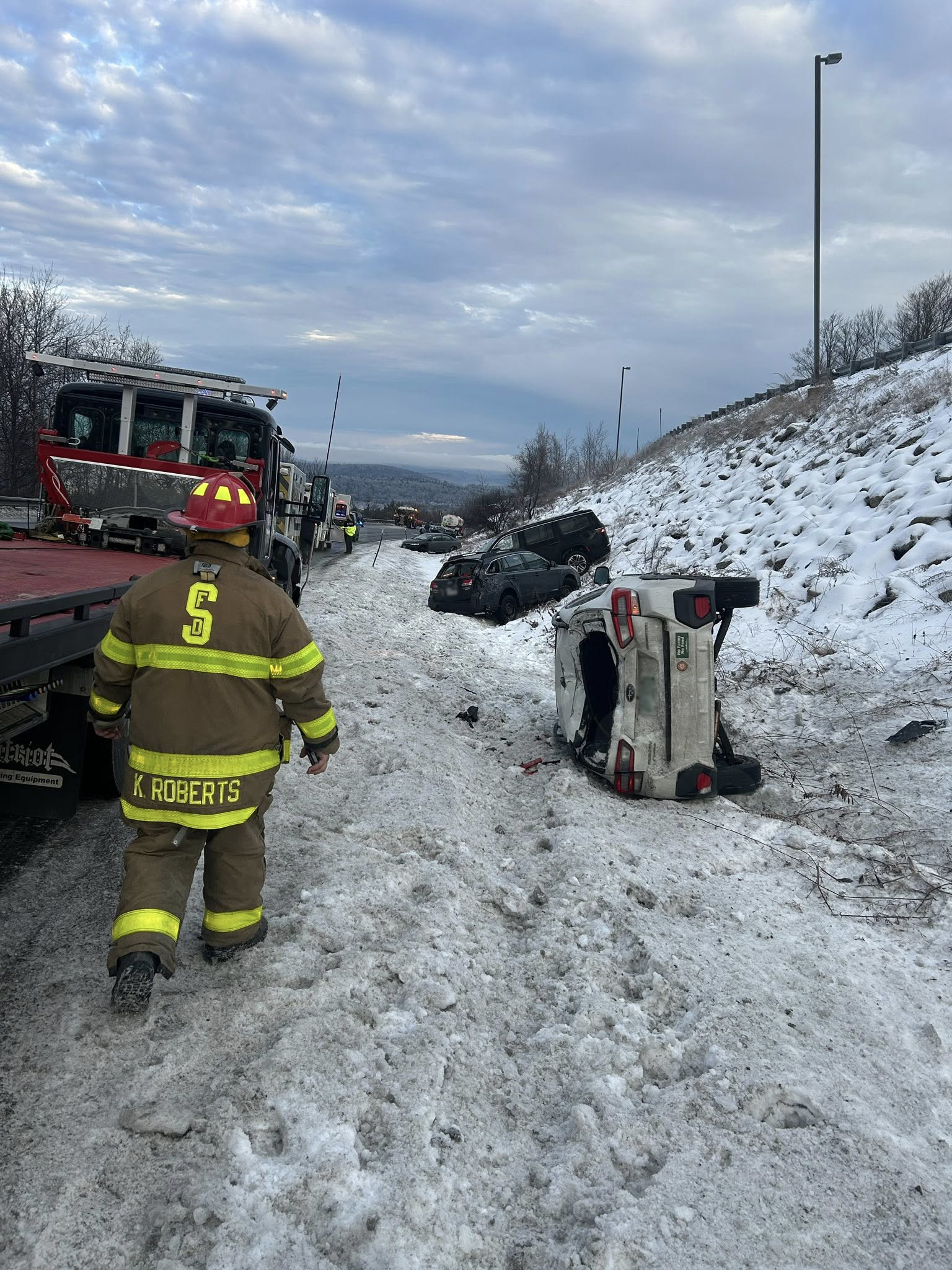7-car crash prompts New Hampshire service response