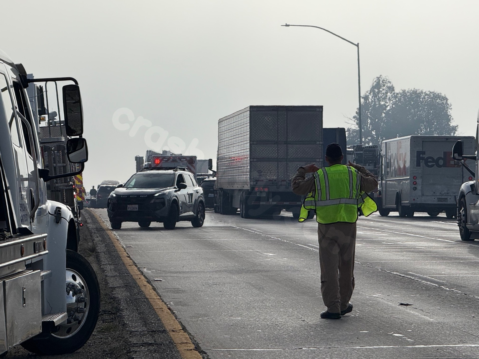 Fatal multi-car accident on Highway 99 causes one death and multiple injuries