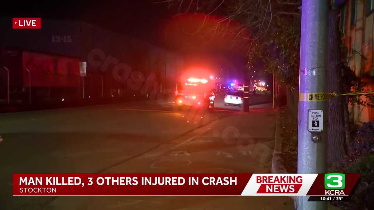 1 fatality, 3 injured, including a child in Stockton car accident, authorities report