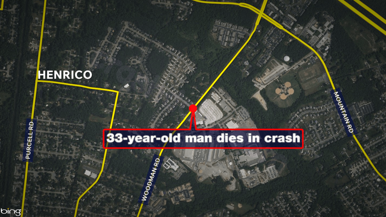 Fatal crash in Henrico County claims life of 33-year-old man