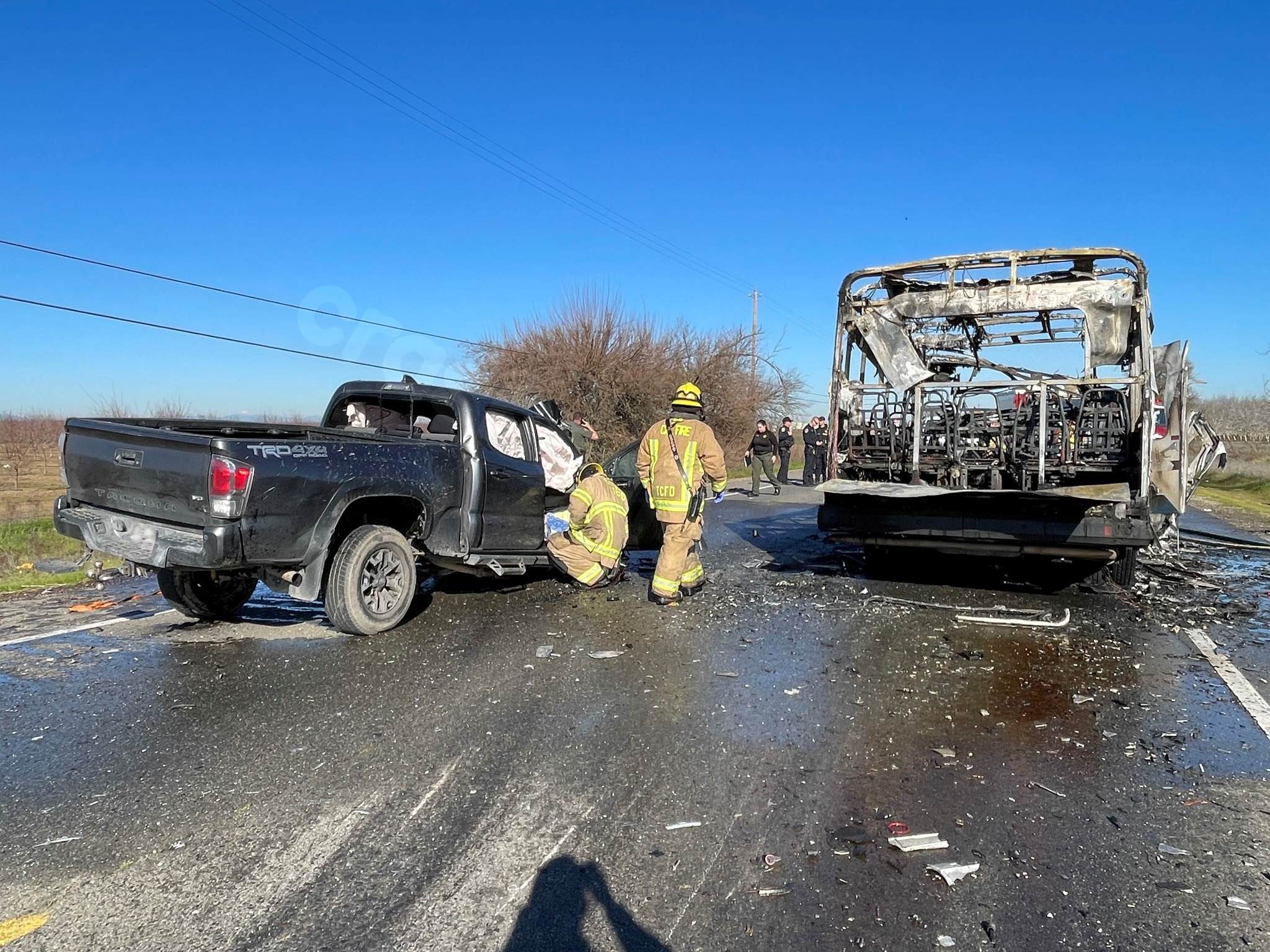 Deadly bus accident in Northern California leads to 6 fatalities.