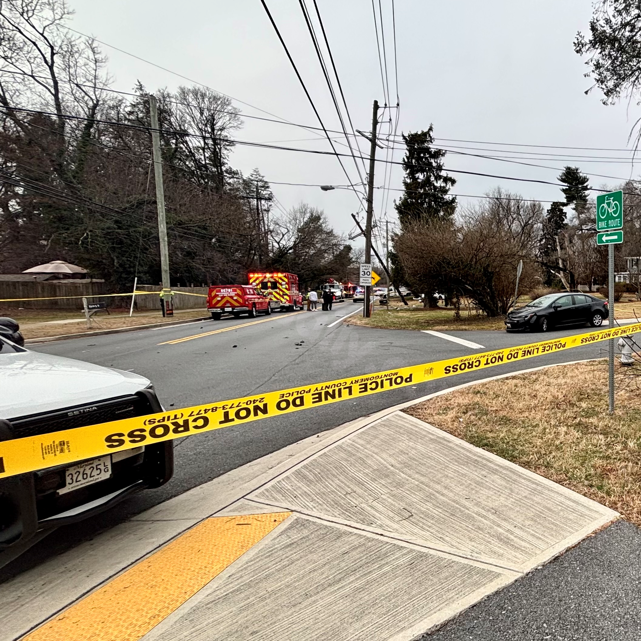 Fatal crash leaves one teenager dead, woman in critical condition in Montgomery County
