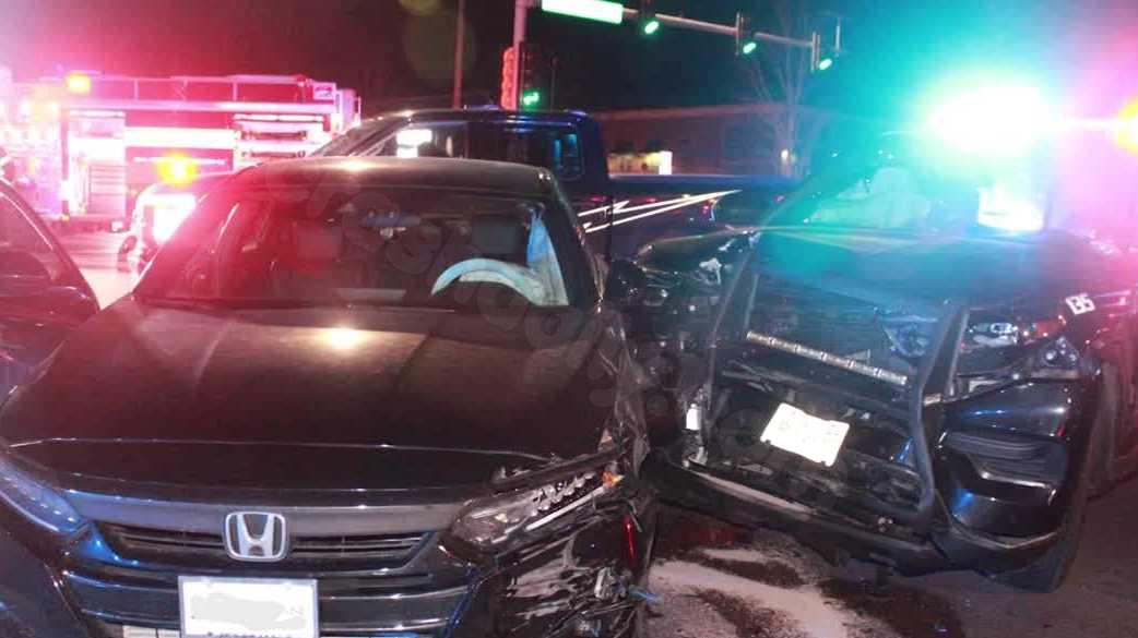 State Police investigating Mount Pleasant police car collision