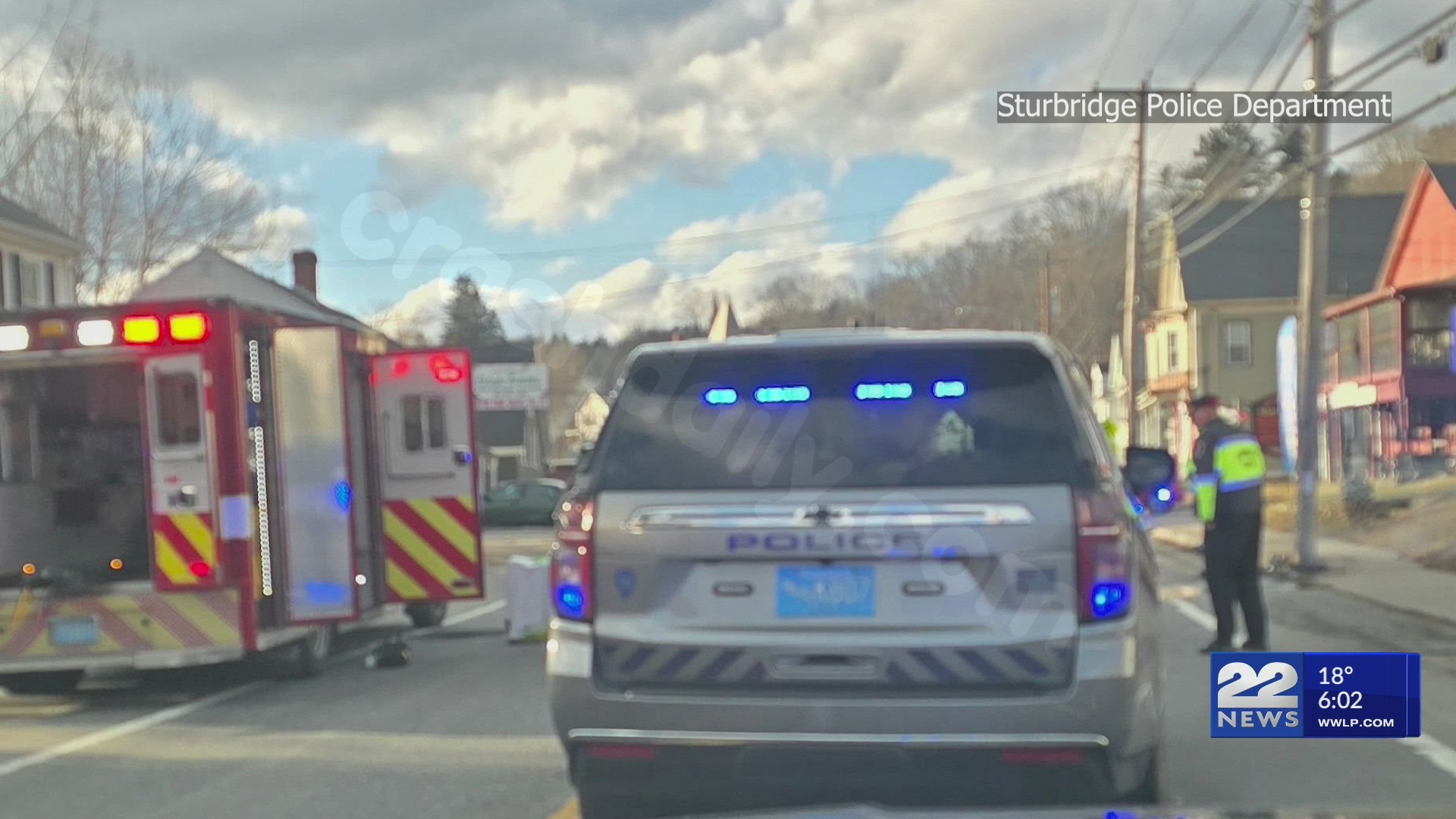 Driver injured in solo car accident in Sturbridge