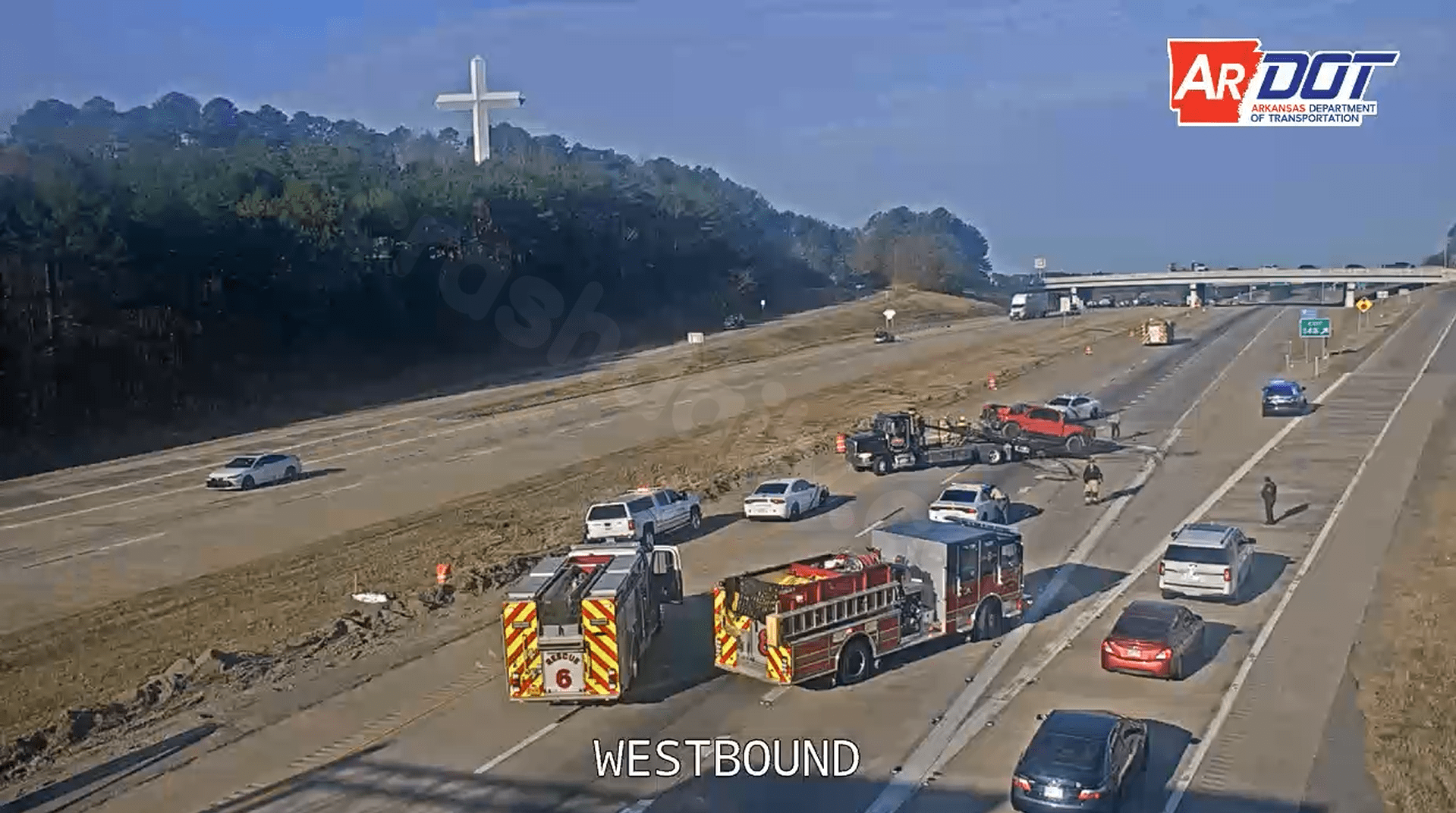 Interstate 40 reopens following multi-vehicle collision near North Little Rock.