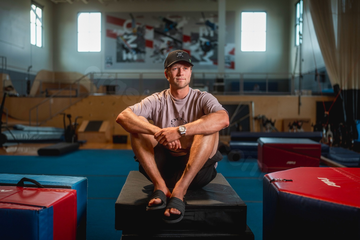 Surviving a car accident, he is close to winning another Olympic medal.