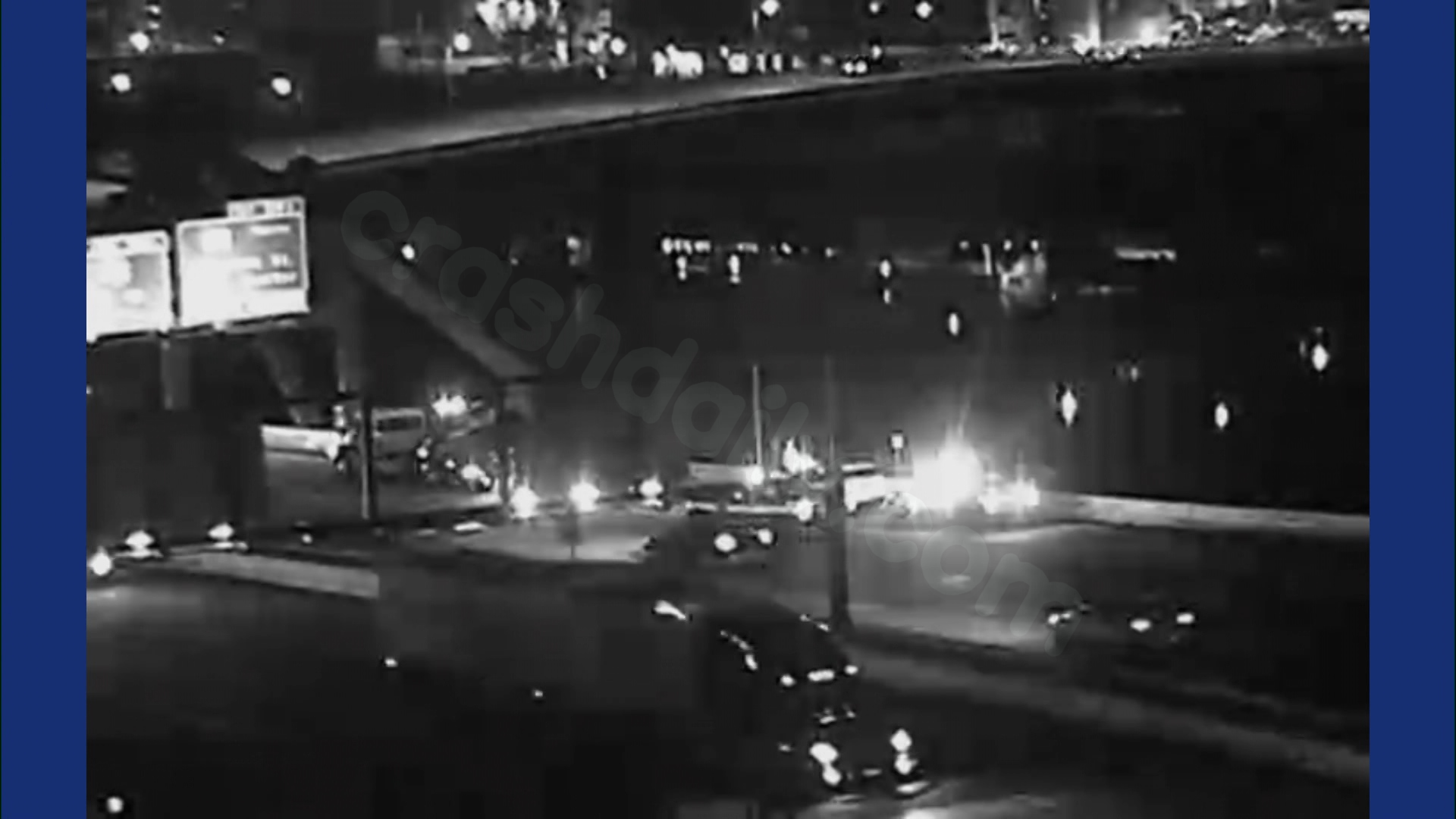 Crash shuts down eastbound Fort Hill Bridge entry.
