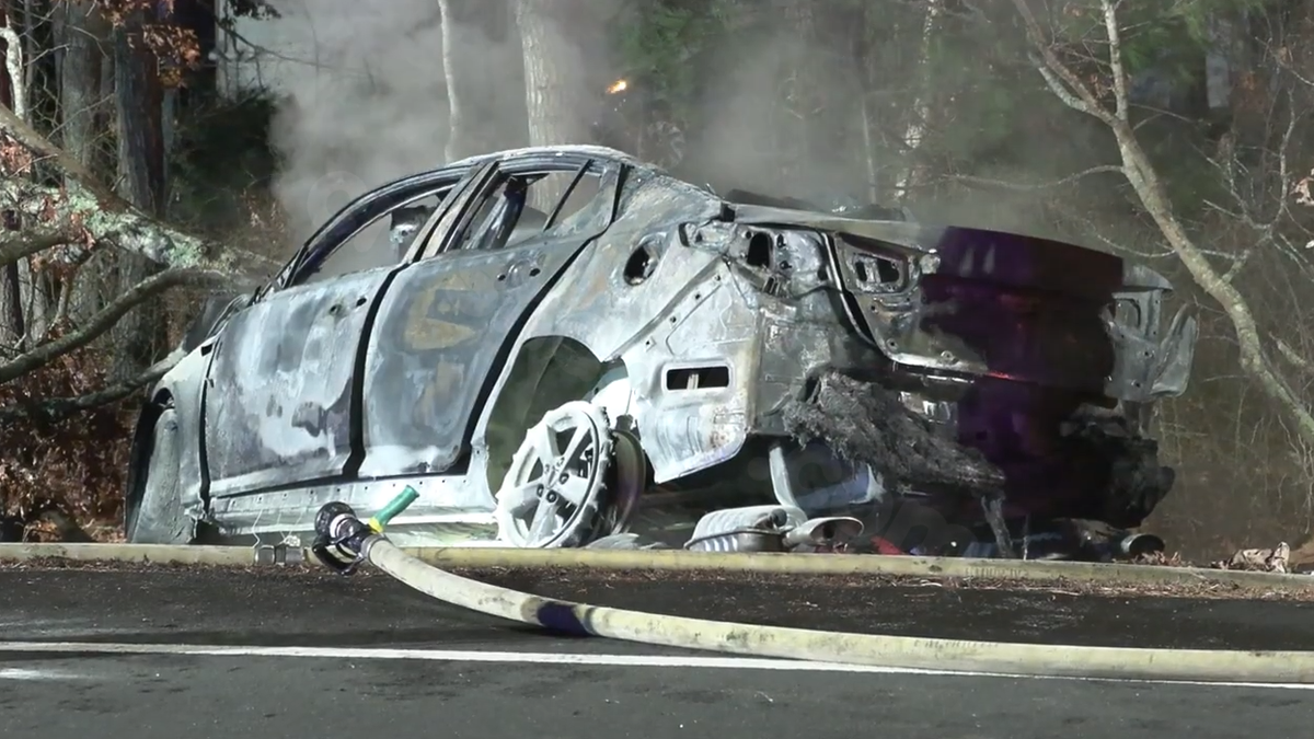 Fiery Cape Cod crash results in driver's severe injuries
