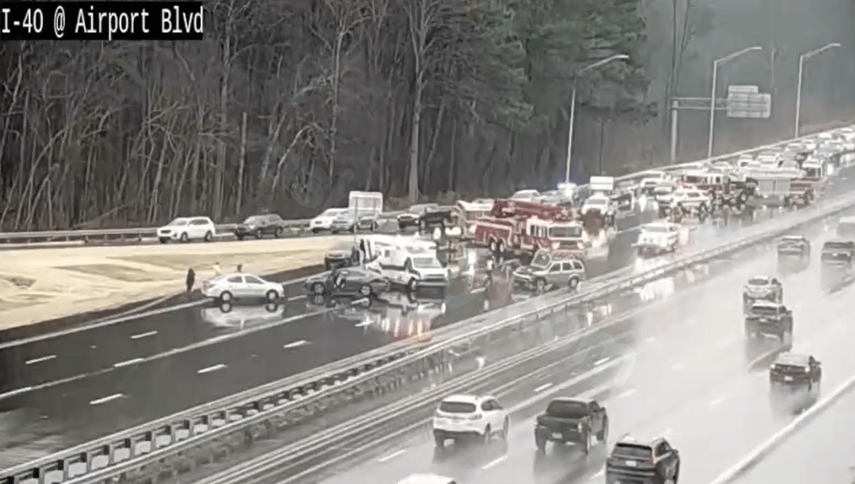 I-40 West reopens after crash near Airport Blvd: Officials