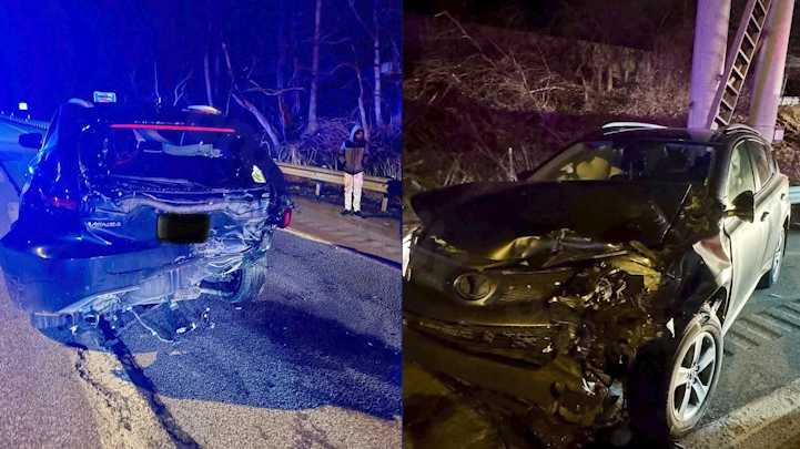 Two injured in multi-car collision on I-376