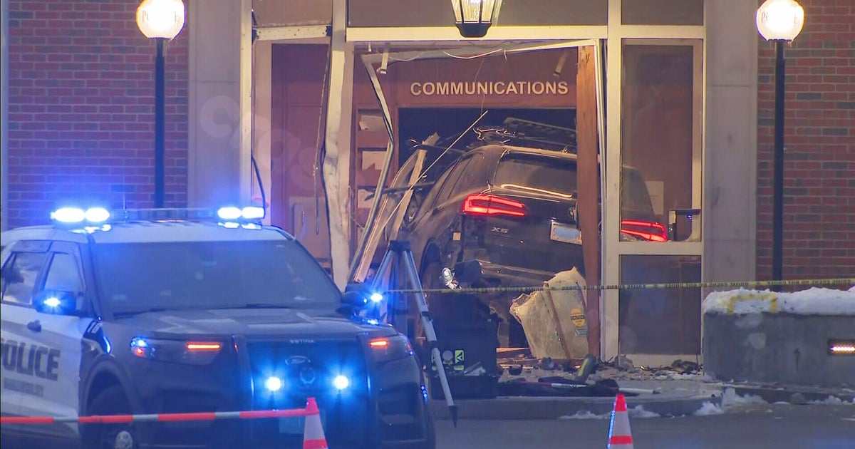 Driver told to "check the news" before intentionally driving into Shrewsbury police station, investigators report