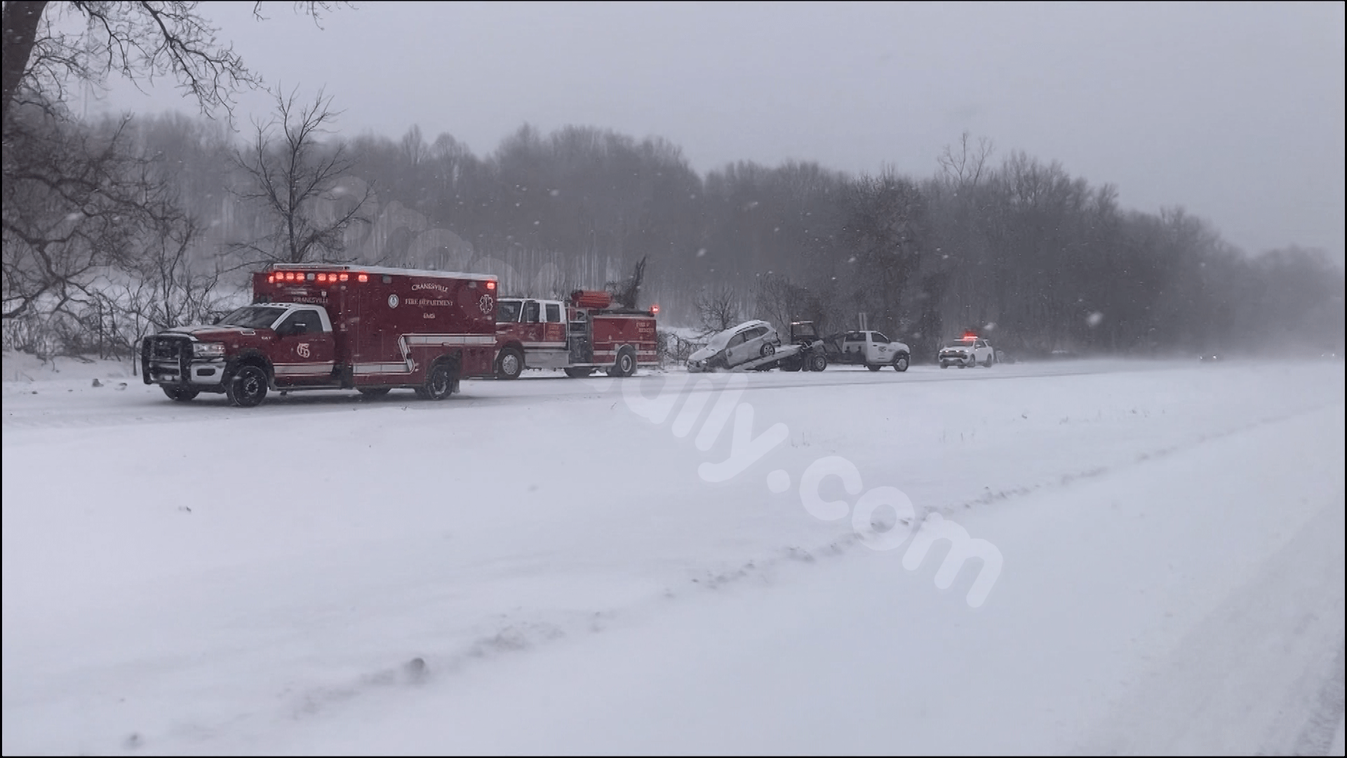 I-90 eastbound partially reopens after Monday crash