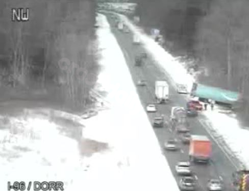 Inclement weather causing numerous accidents in Mid-Michigan