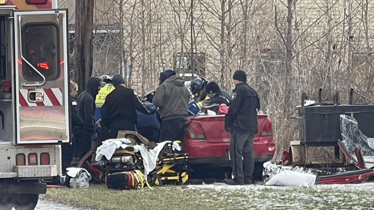 Young person airlifted to hospital following Salem car accident