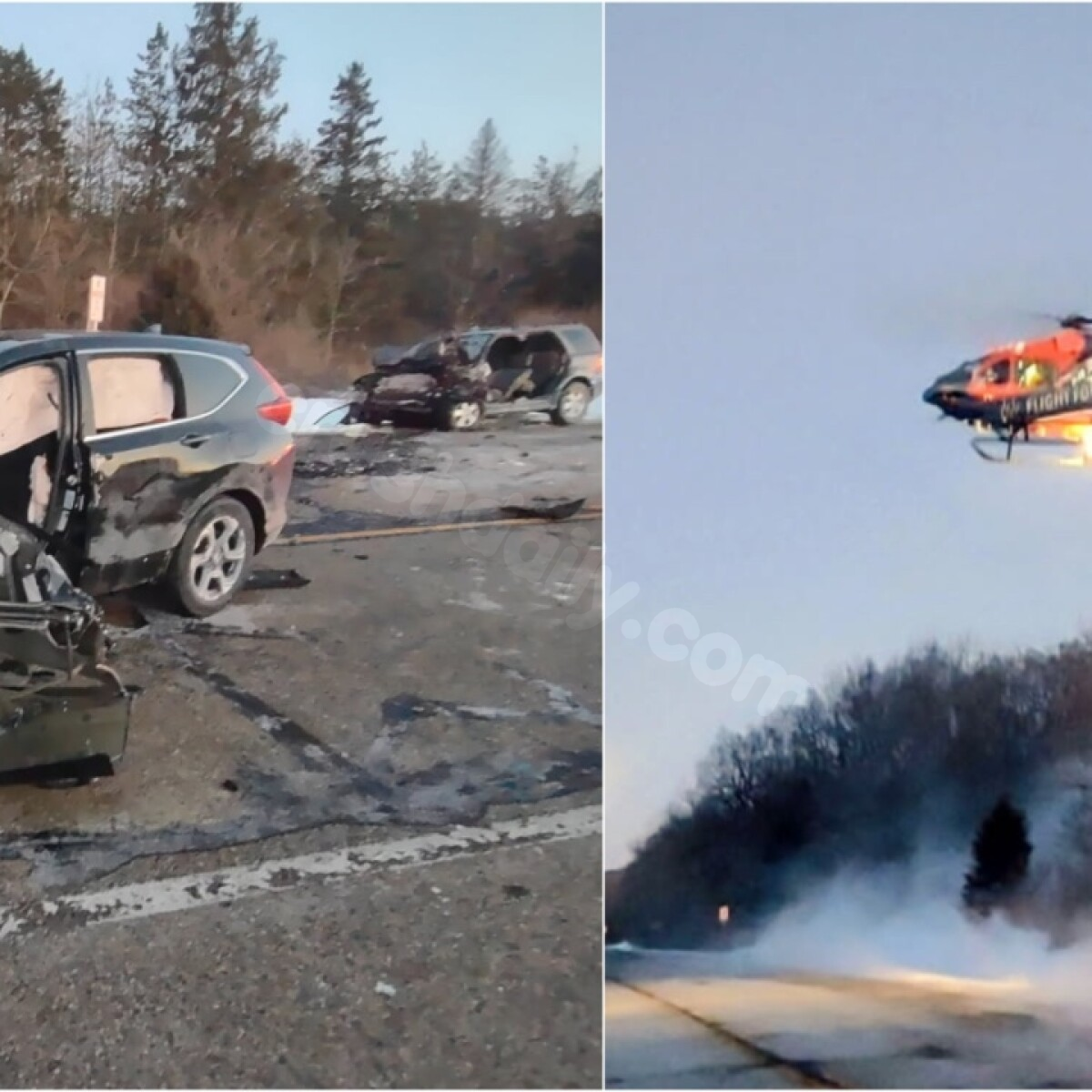 Deadly multi-vehicle collision in Brighton