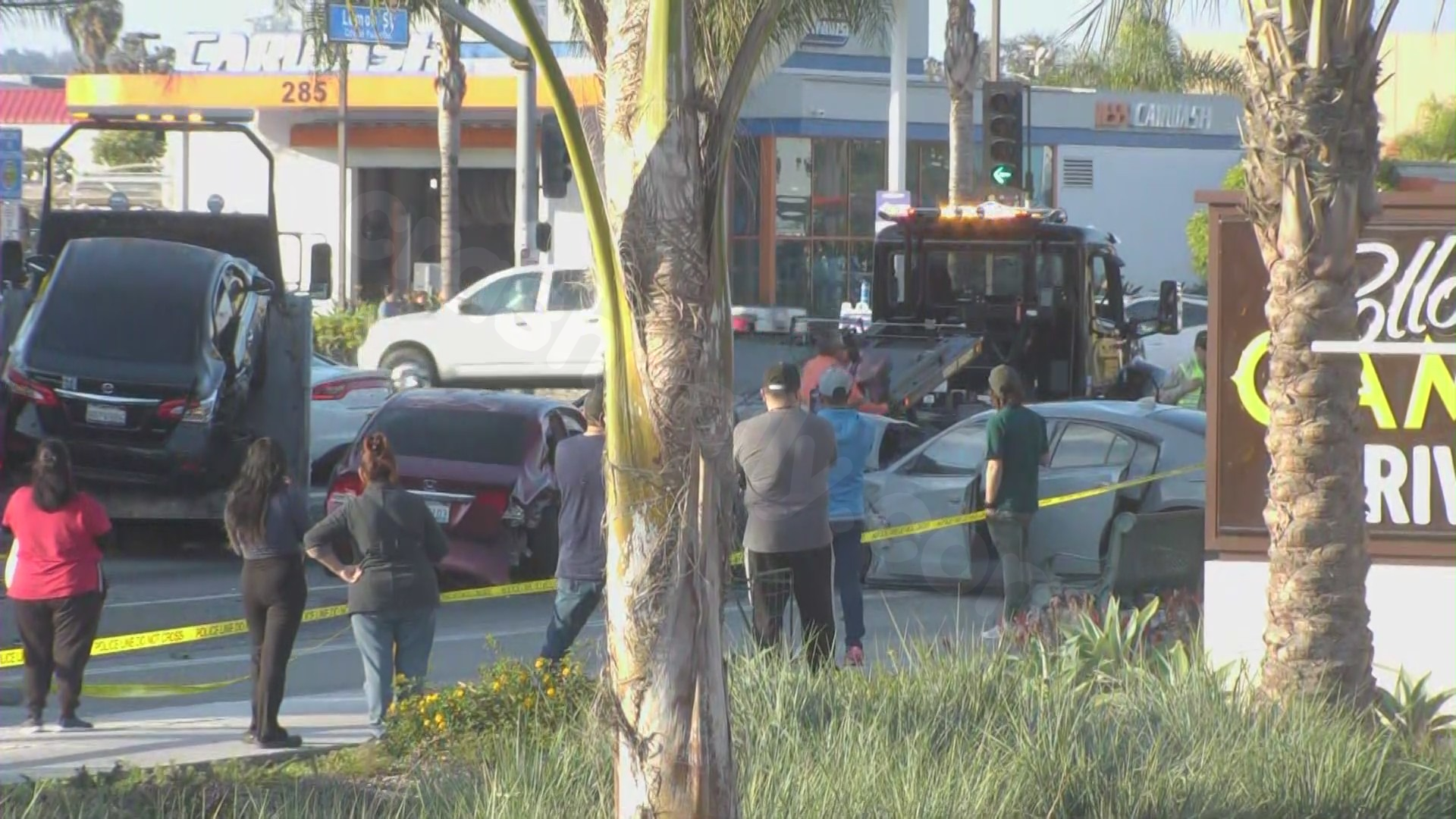 Police chase in Southern California leads to 2 accidents injuring several people