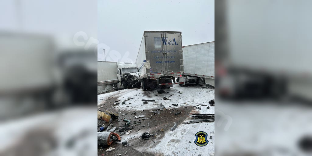 Severe winter storm triggers multiple crashes in the US with hazardous snow and ice