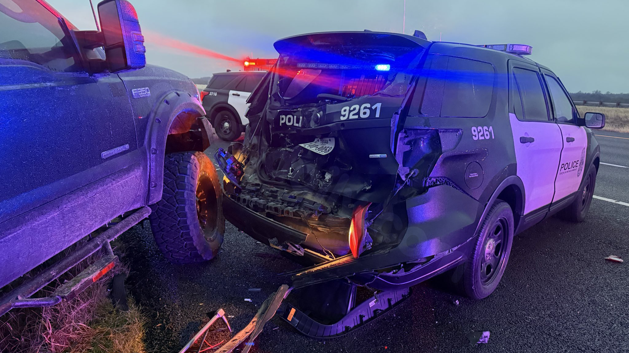 Ice causes accidents, road closures in Austin